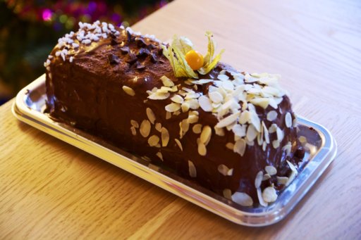 Bûche poire chocolat