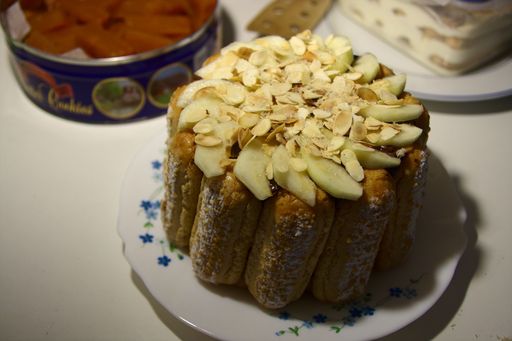 Charlotte poires-chocolat