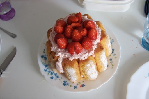 Charlotte aux fraises