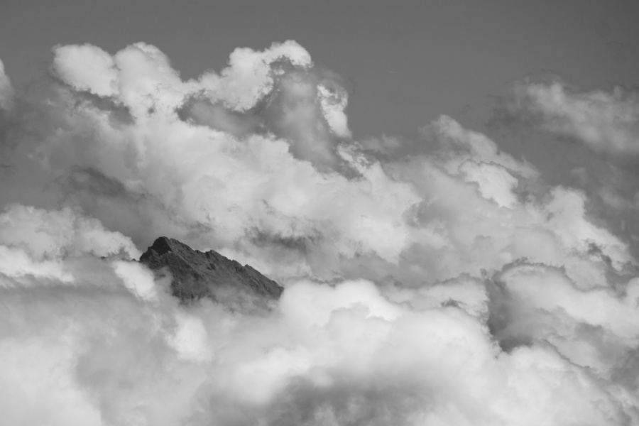 Cime et nuage