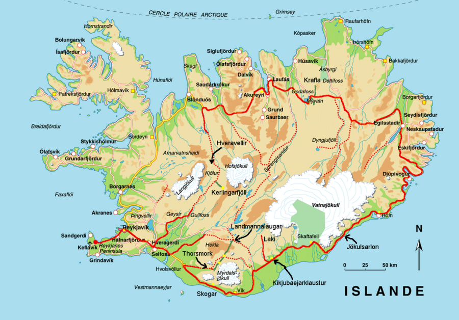 Parcours islandais